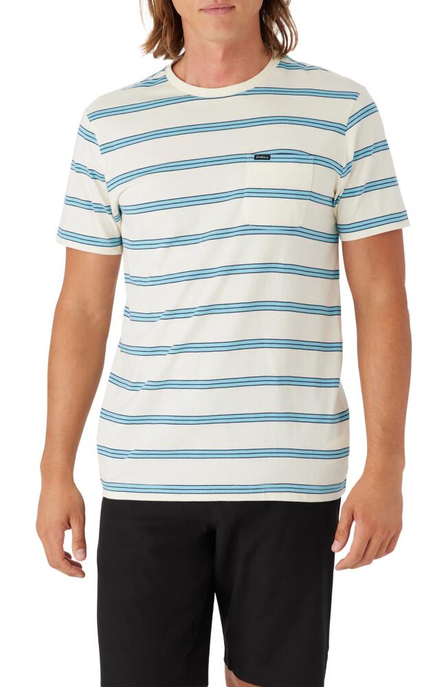 O'Neill Smasher Stripe Pocket T-Shirt in Cream Cover