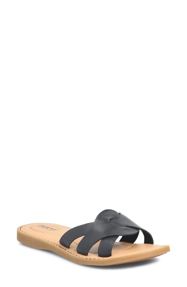 Børn Isabella Slide Sandal in Black Cover