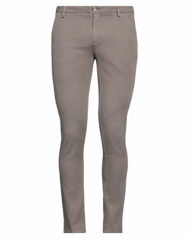 Aglini Man Pants Khaki Cotton, Elastane Cover