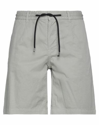 Bikkembergs Man Shorts & Bermuda Shorts Light grey Cotton, Linen, Elastane Cover