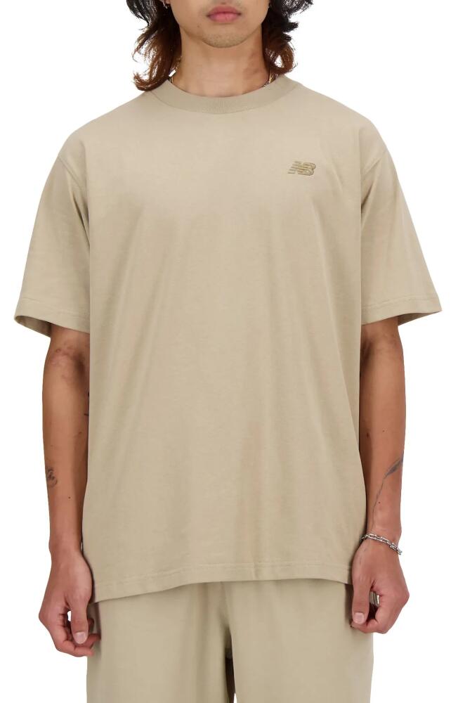 New Balance Athletics Oversize T-Shirt in Stoneware Cover