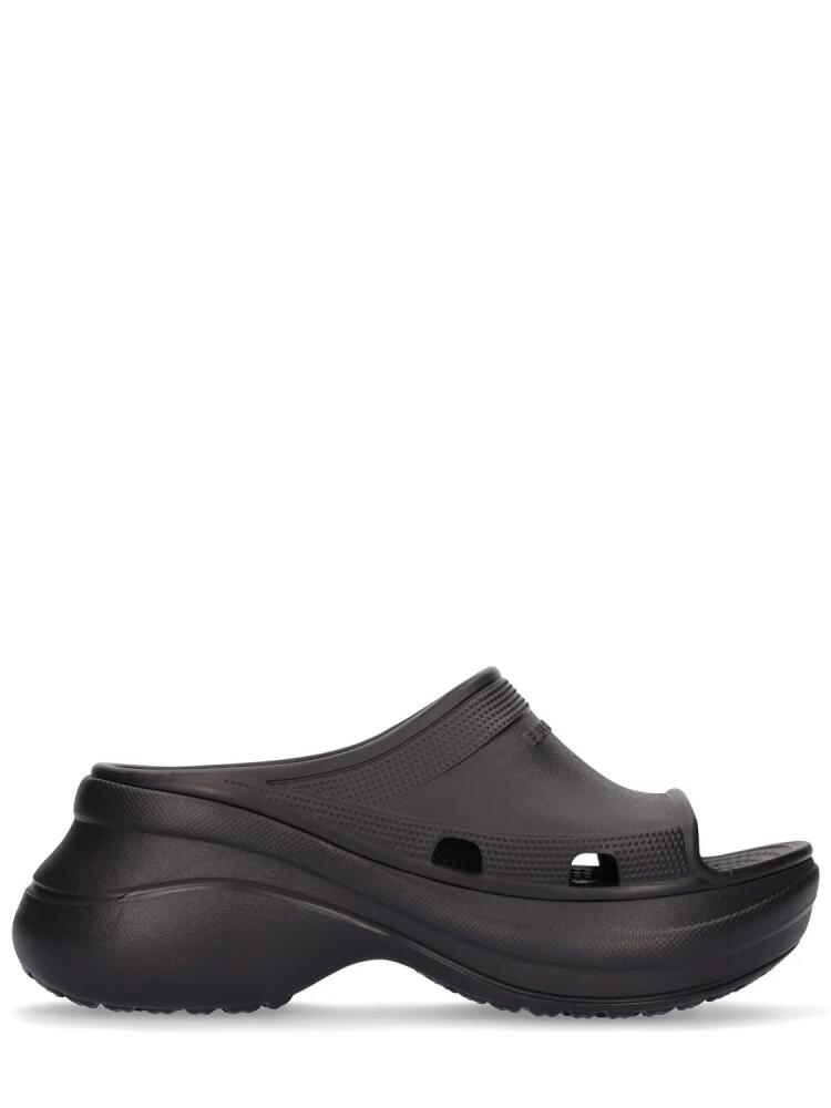 BALENCIAGA 85mm Rubber Pool Slide Sandals Cover