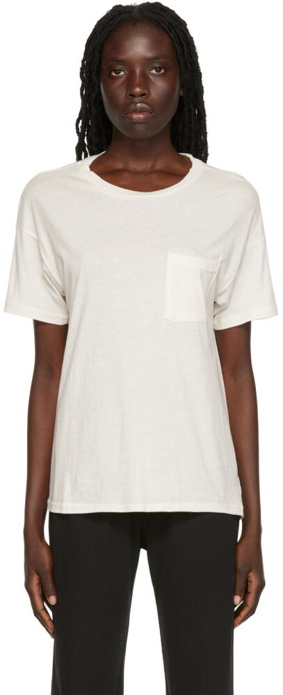 ÉTERNE Off-White Boyfriend Pocket T-Shirt Cover