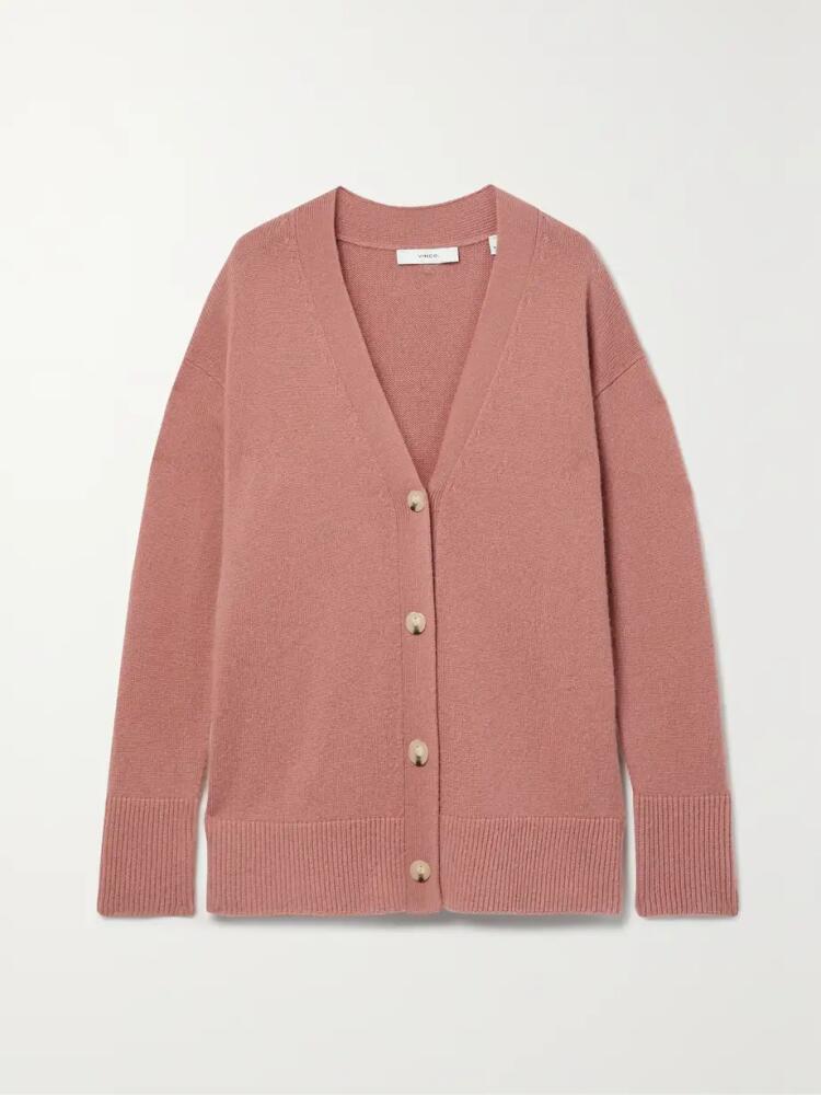 VINCE - Weekend Wool And Cashmere-blend Cardigan - Pink Cover