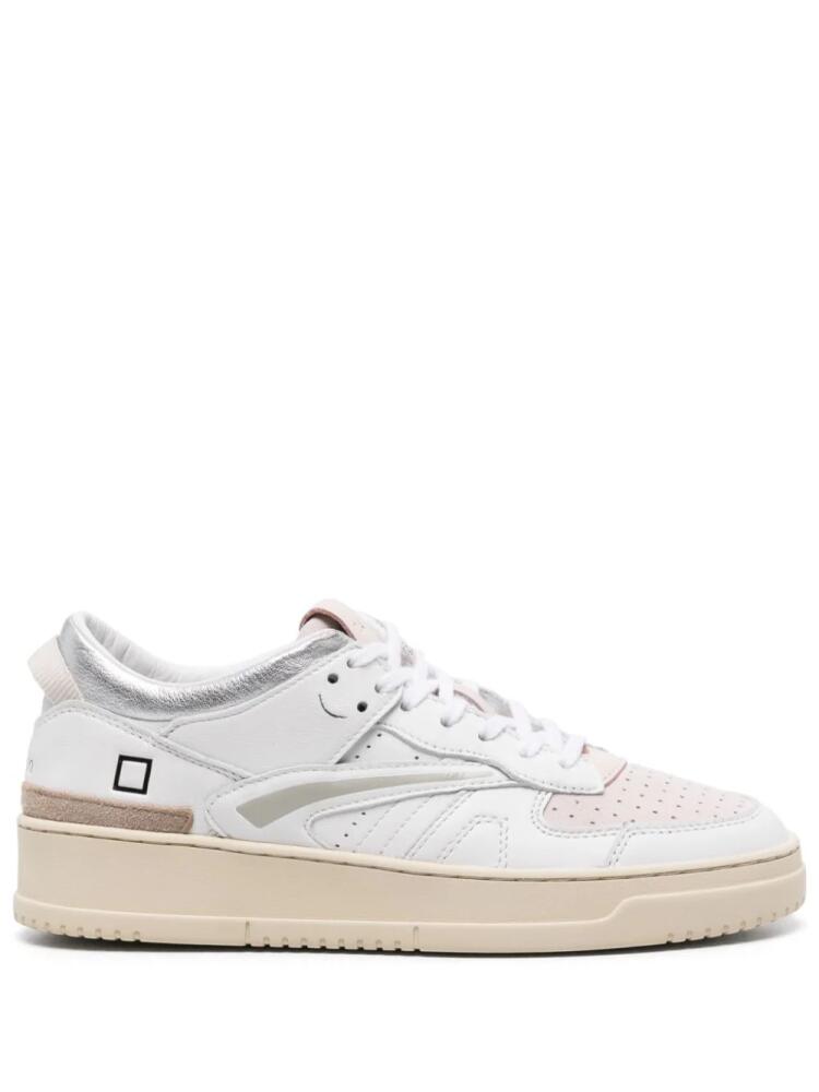 D.A.T.E. Torneo panelled sneakers - White Cover