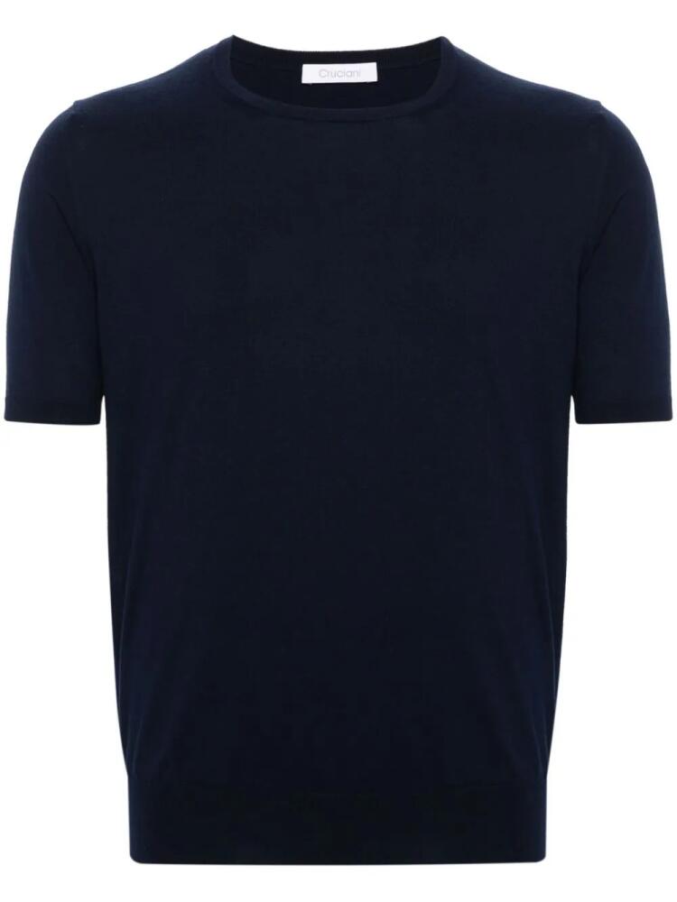 Cruciani short-sleeved T-shirt - Blue Cover