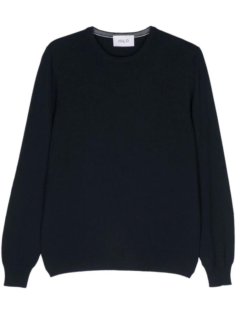 D4.0 cashmere sweater - Blue Cover