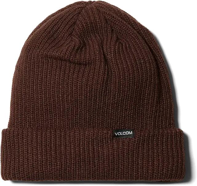 Volcom Snow Polar Lined Beanie (Black Plum) Caps Cover