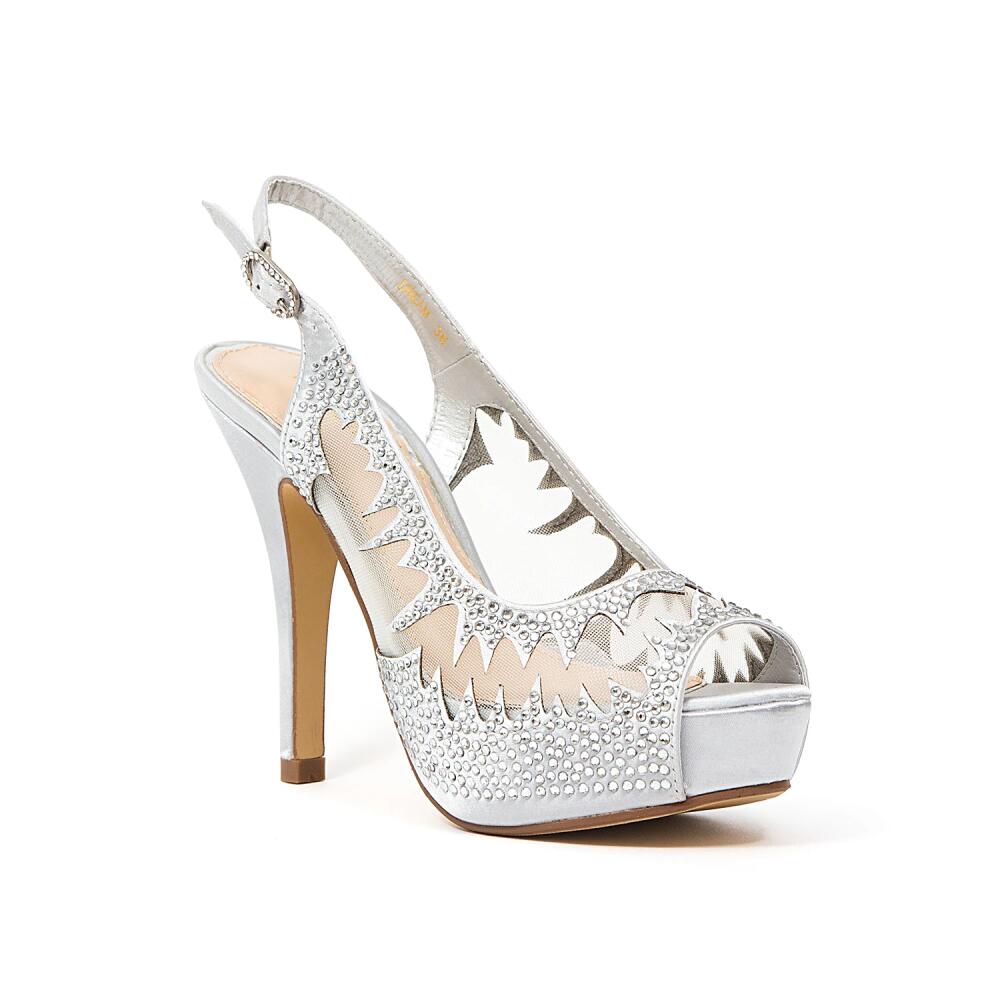 Lady Couture Dream Platform Sandal | Women's | Silver Metallic Cover