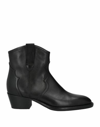 Guglielmo Rotta Woman Ankle boots Black Leather Cover