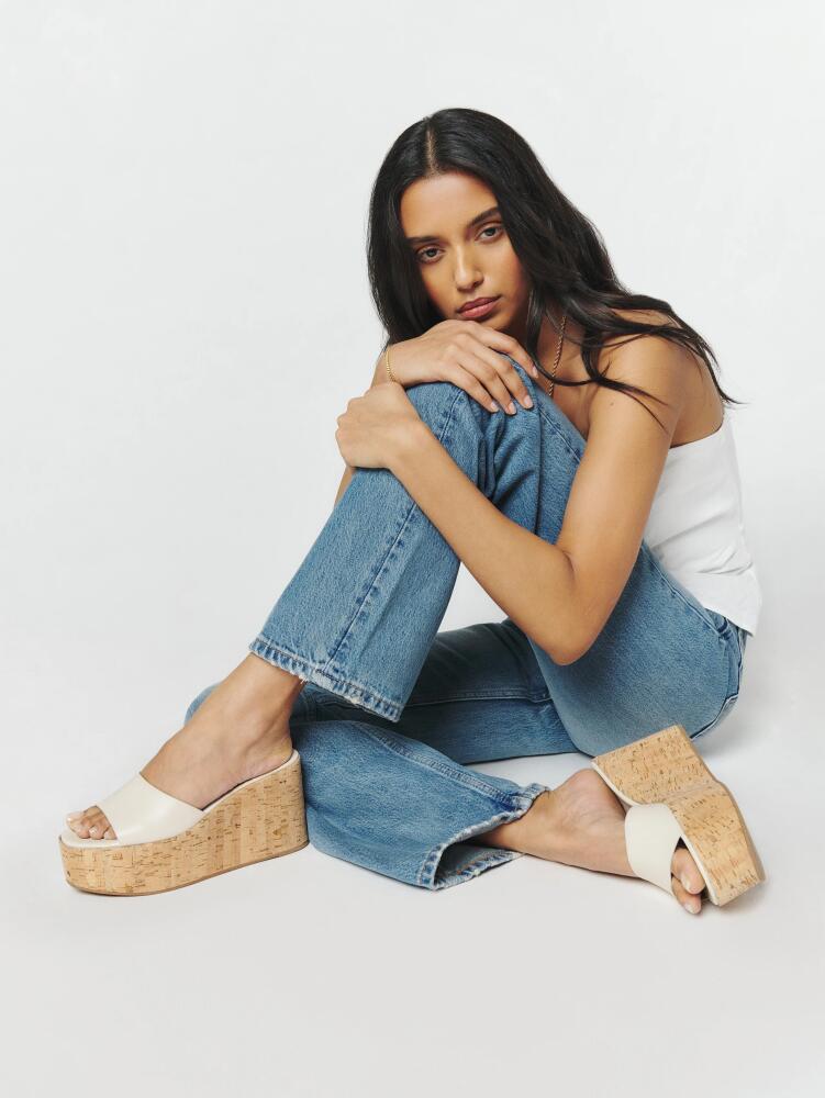 Reformation Jordan Wedge Sandal Cover