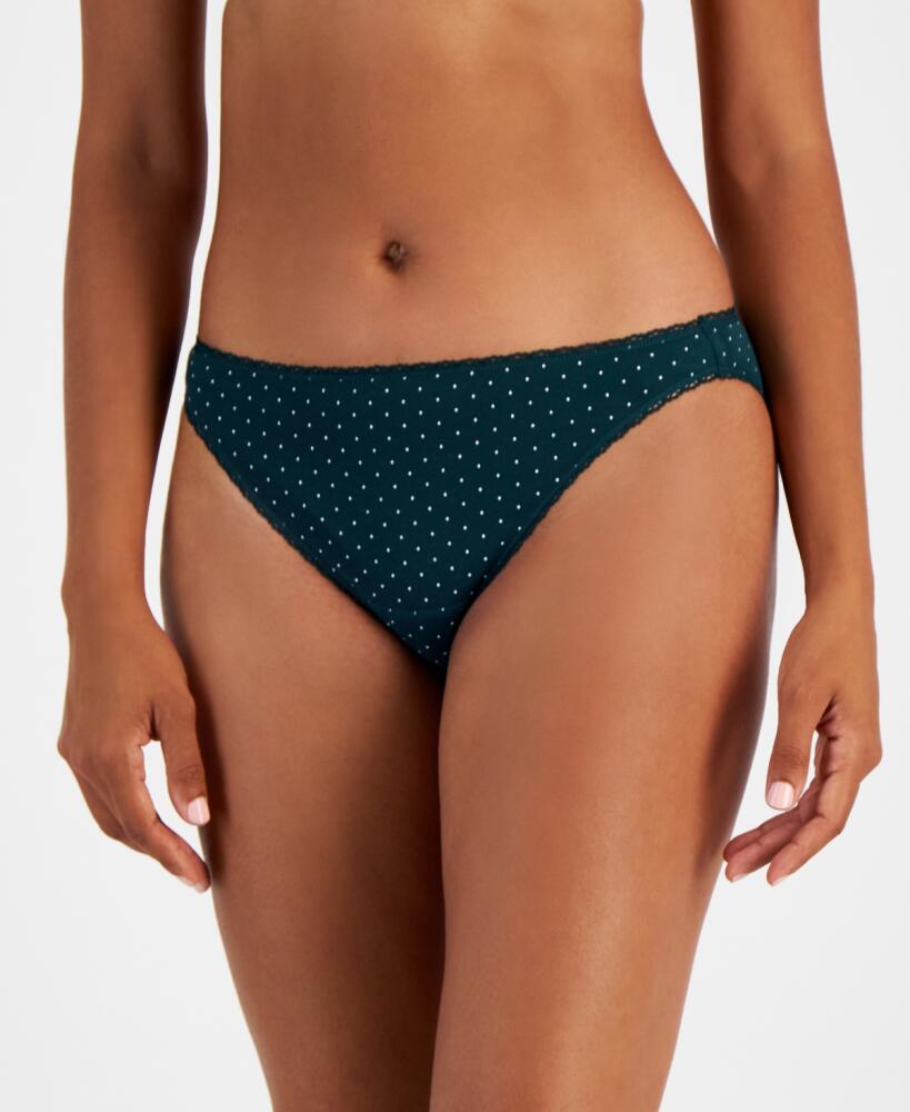 Charter Club Women's Everyday Cotton Bikini Underwear, Created for Macy's - Fall Dot Cover