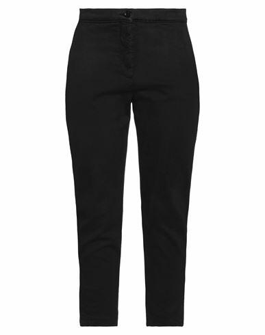 Aspesi Woman Pants Black Lyocell, Cotton, Elastane Cover