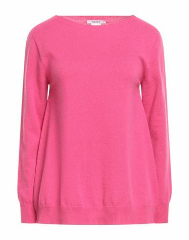 Kangra Woman Sweater Fuchsia Wool, Silk, Cashmere Cover