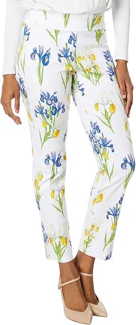 Krazy Larry Pull on Ankle (White Iris) Women's Casual Pants Cover