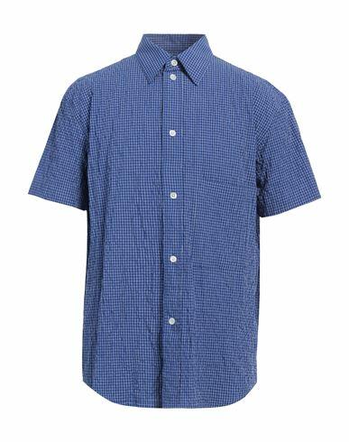 Róhe Man Shirt Blue Cotton Cover