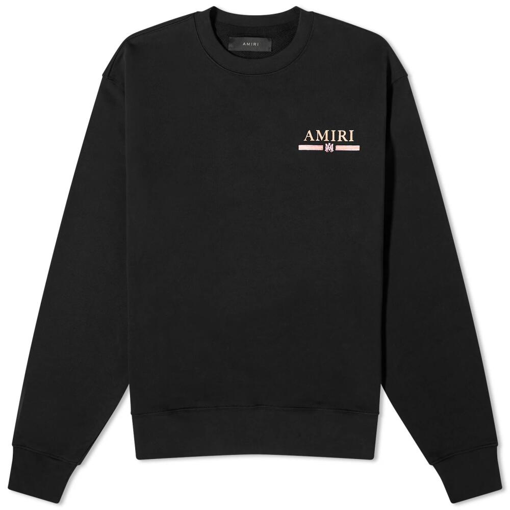 AMIRI Men's Watercolour Bar Crew Sweat in Black Cover