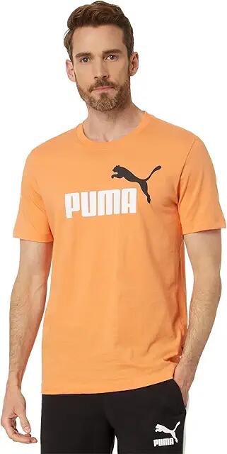 PUMA Essentials 2 Colors Logo Tee (Clementine) Men's Clothing Cover