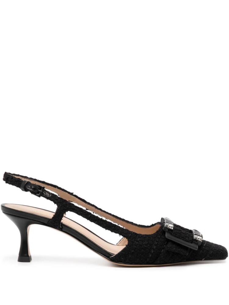 Madison.Maison Atena Black Heel Slingback 50mm Cover