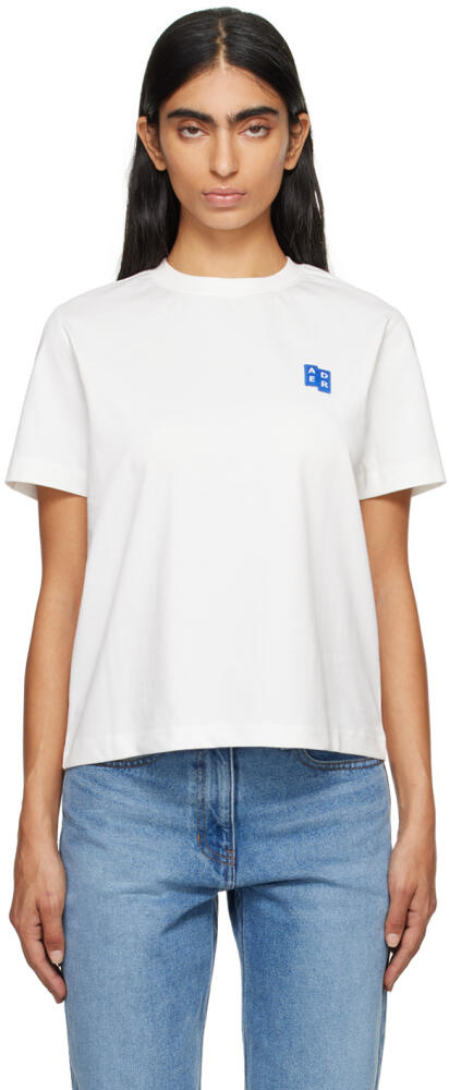 ADER error White TRS Tag 01 T-Shirt Cover