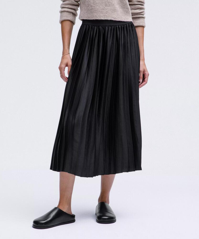 lululemon Satin Pleated Midi Skirt Cover