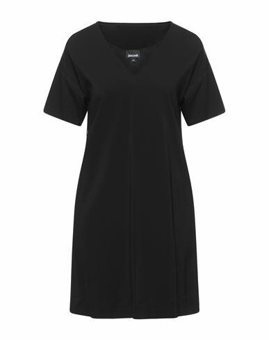 Just Cavalli Woman Mini dress Black Viscose, Elastane Cover