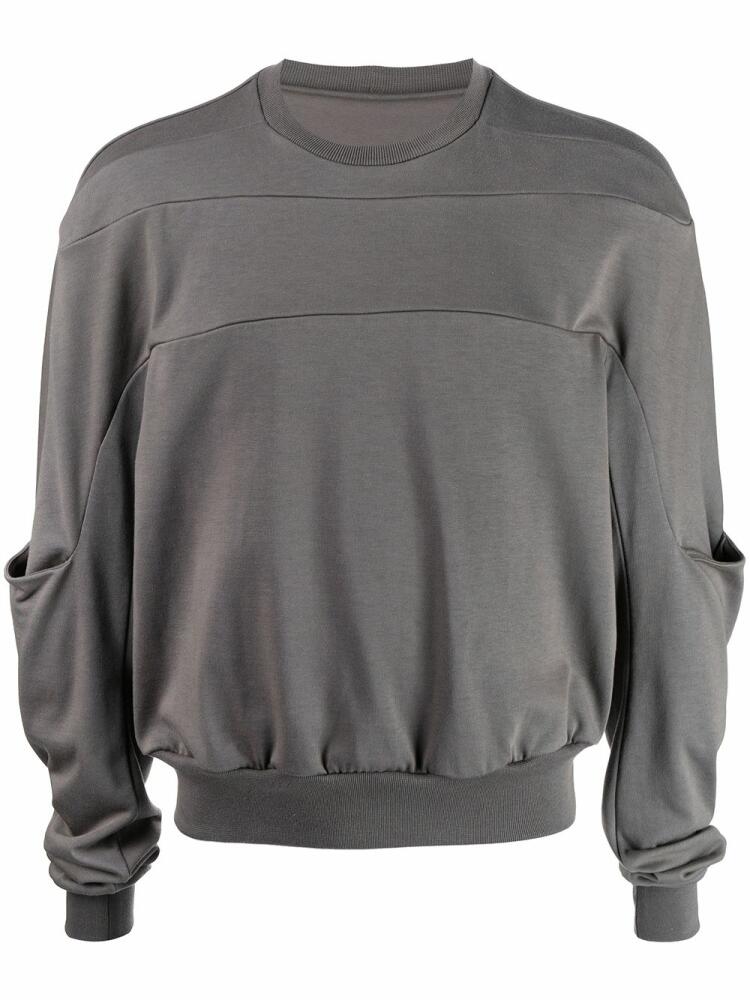 Rick Owens Gethsemane panelled sweatshirt - Brown Cover