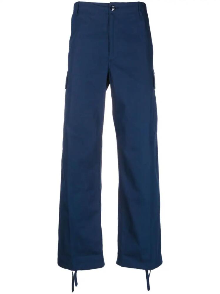 Kenzo straight-leg cargo trousers - Blue Cover