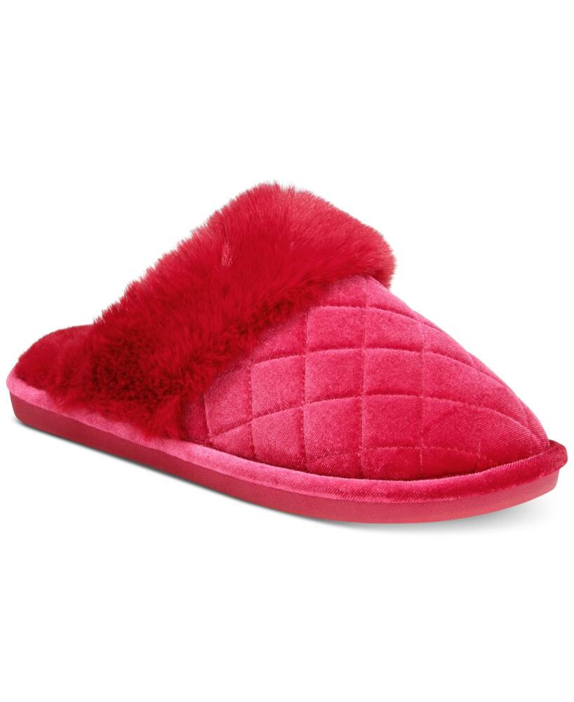 Charter Club Women's Quilted Hoodback Slippers, Created for Macy's - Fire Brick Cover