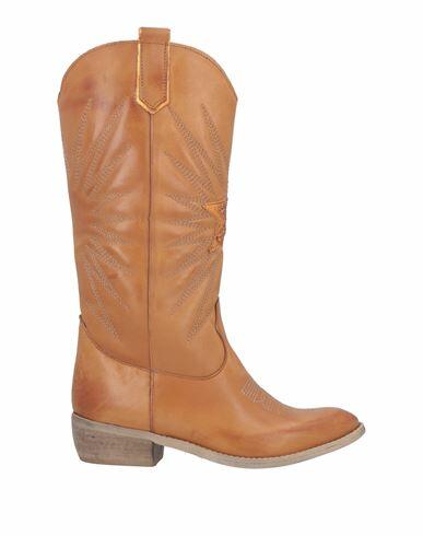 Divine Follie Woman Boot Tan Leather Cover