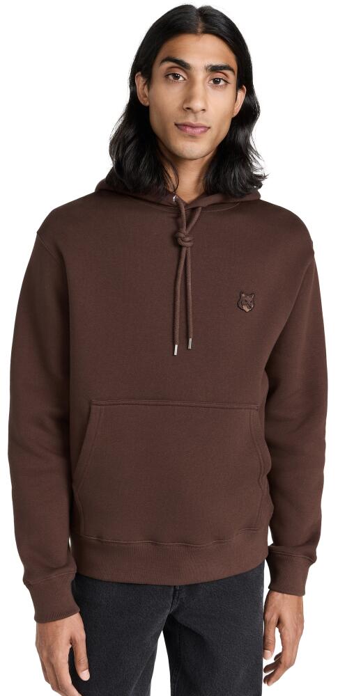 Maison Kitsune Bold Fox Head Patch Comfort Hoodie Firewood Cover