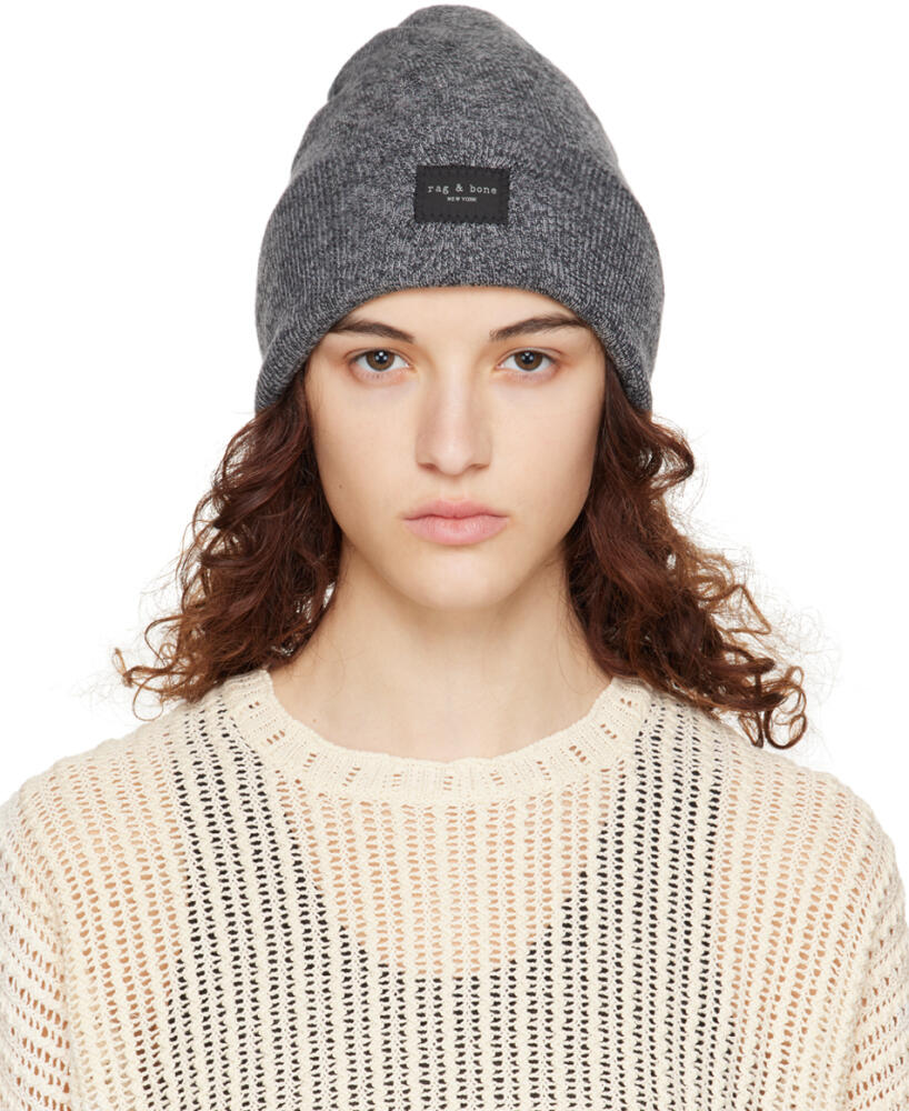 rag & bone Gray Addison Beanie Cover