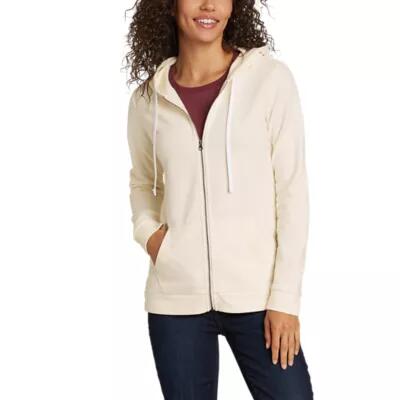 Eddie Bauer Women's Camp Fleece Full-Zip Hoodie Cover