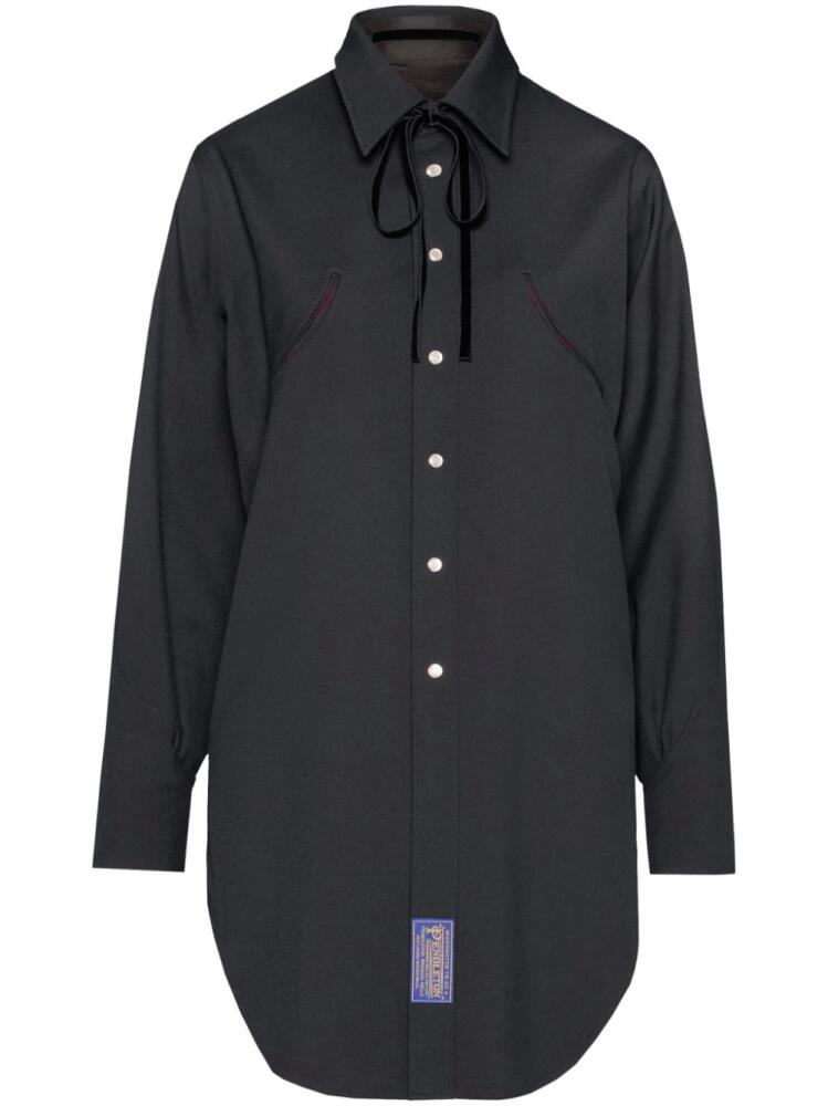 Maison Margiela Pendleton reversible wool shirt - Black Cover