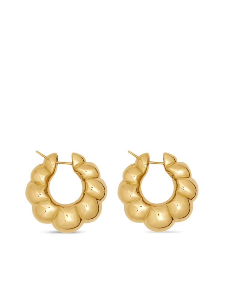 Jewels Aficionado 18kt yellow gold Croissant Hoop earrings Cover