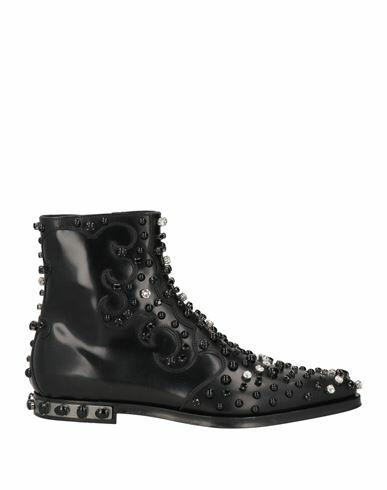 Dolce & gabbana Man Ankle boots Black Leather Cover