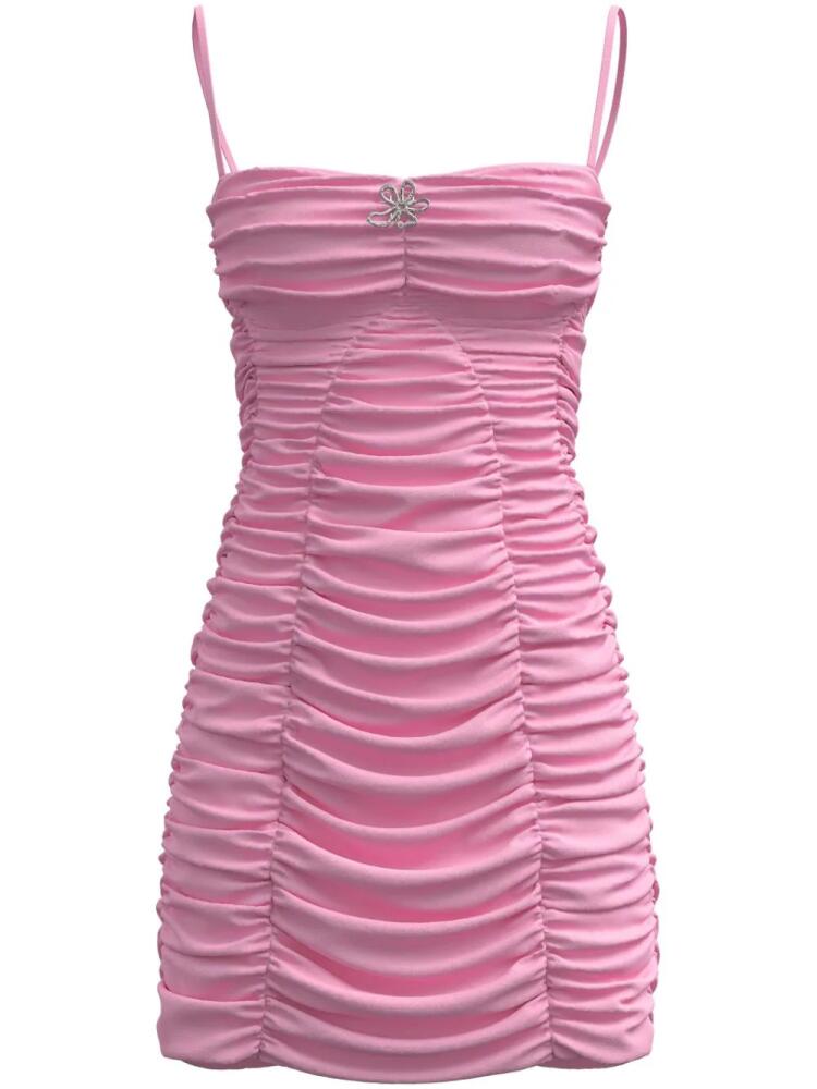 Margherita MACCAPANI Elena ruched minidress - Pink Cover