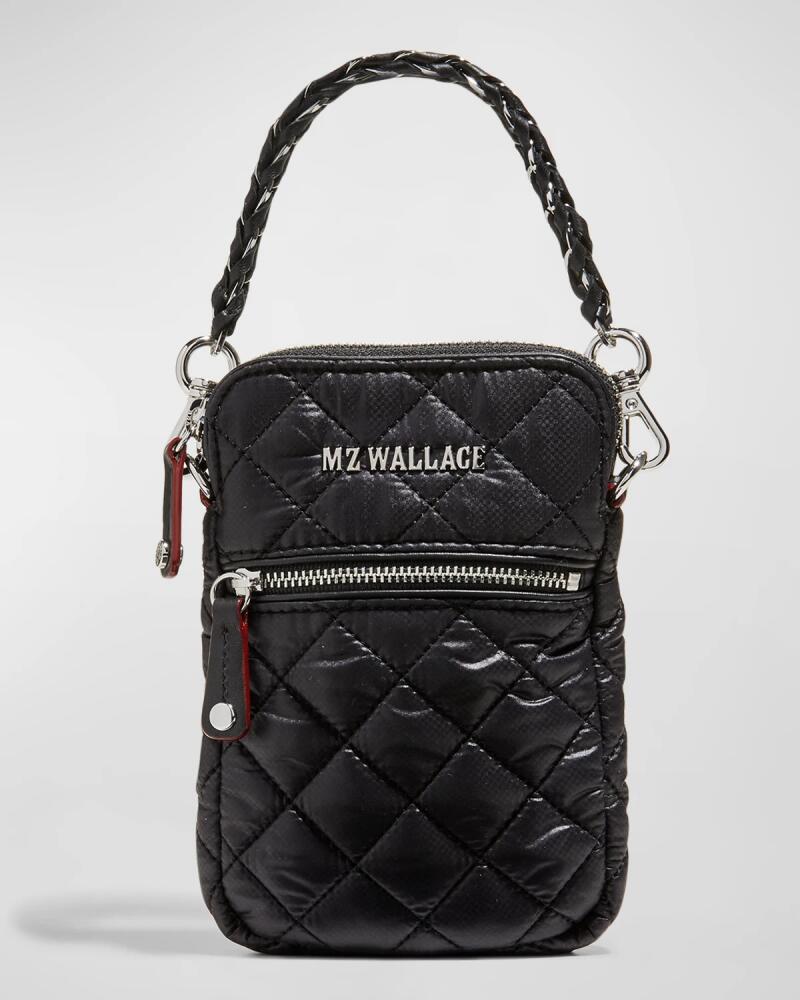 MZ WALLACE Crosby Micro Quilted Nylon Crossbody Bag Cover