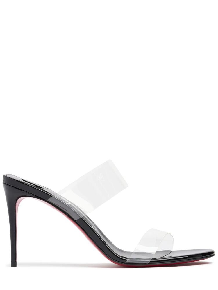 CHRISTIAN LOUBOUTIN 85mm Just Nothing Pvc Mule Sandals Cover