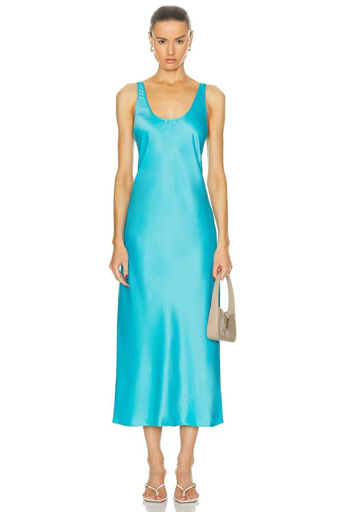 L'AGENCE Akiya Tank Dress in Blue Cover