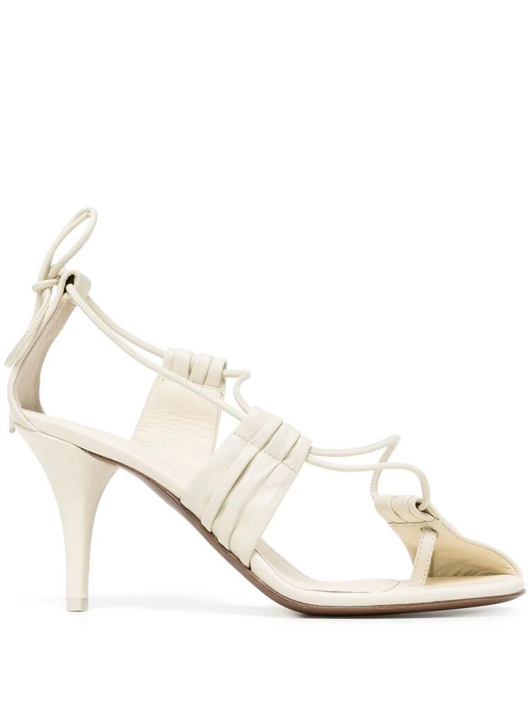 NEOUS Giena leather sandals - White Cover