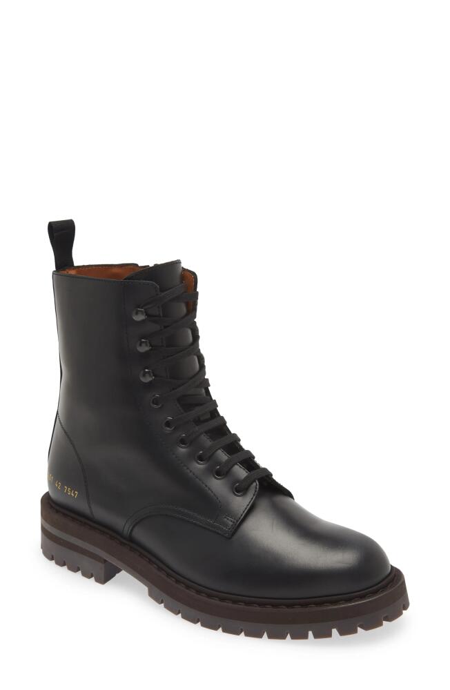 Common Projects Zip Combat Boot in Black 7547 Cover