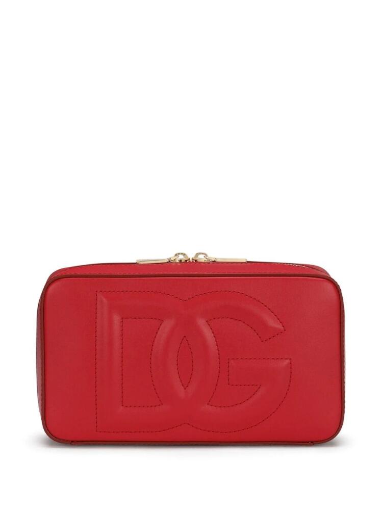 Dolce & Gabbana small DG Logo camera bag - Red Cover