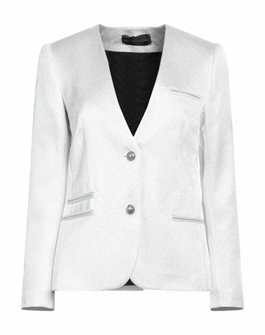 Zadig & voltaire Woman Blazer Off white Cotton, Acrylic, Polyester, Polyamide Cover