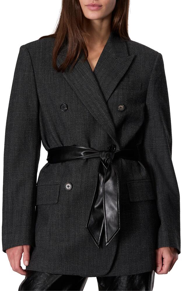 rag & bone Virginia Belted Blazer in Black Cover