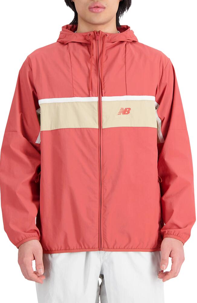 New Balance Athletics '90s Recycled Nylon Windbreaker in Astro Dust Cover