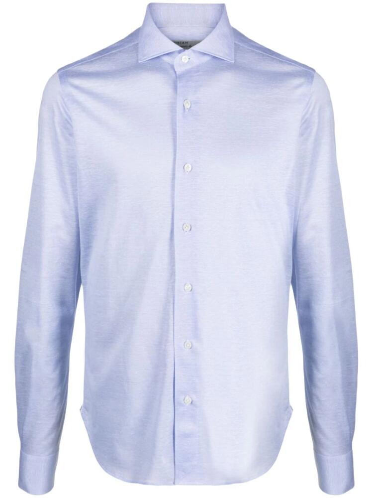 Orian long-sleeve buttoned shirt - Blue Cover