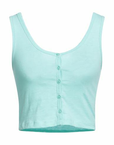 Jjxx By Jack & Jones Woman Top Turquoise Cotton, Elastane Cover