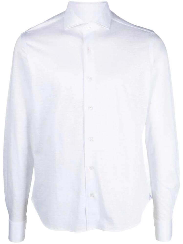 Orian long-sleeve button-up shirt - White Cover