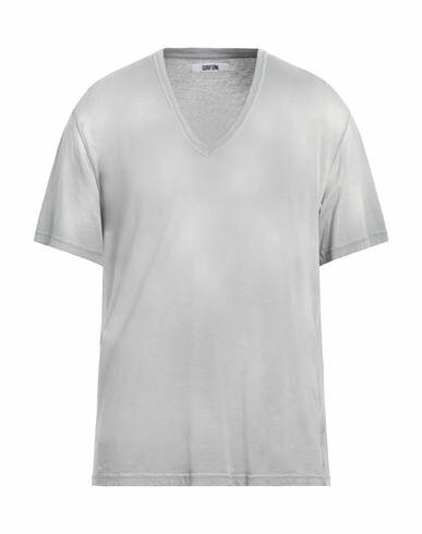 Grifoni Man T-shirt Light grey Cotton Cover